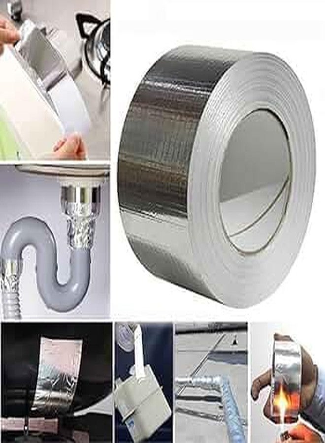 AR TAPES & PLASTICS AR Duct Tape, Strong Adhesive, Multi-Purpose Silver, Flexible, No Residue, All Weather, All purpose for Do-It-Yourself Repairs, Industrial, Professional Use. (48mm*50mtr) - Image 3